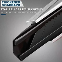 Aluminum Alloy Utility Knife Mini Art Knife Letter Openers Office Knife Diy Cutter Knife Stationery School Tools Paper Cutter 3