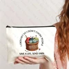 Crochet Gift for Crochet Lover Gift I Crochet So I Don't Choke People Save A Life Send Yarn Makeup Bag Knitting Gifts 6