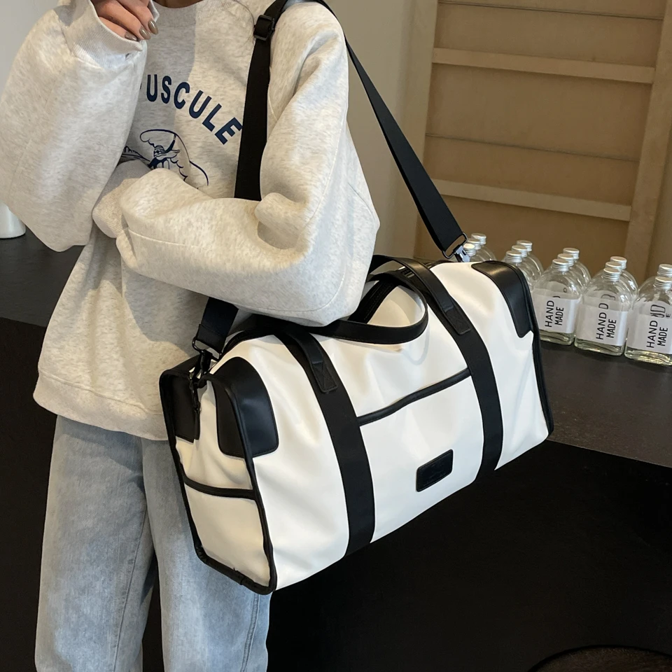 12 L Fashion foldable Travel Tote Bag Women Handbag men oxford waterproof versatile carry on duffel
