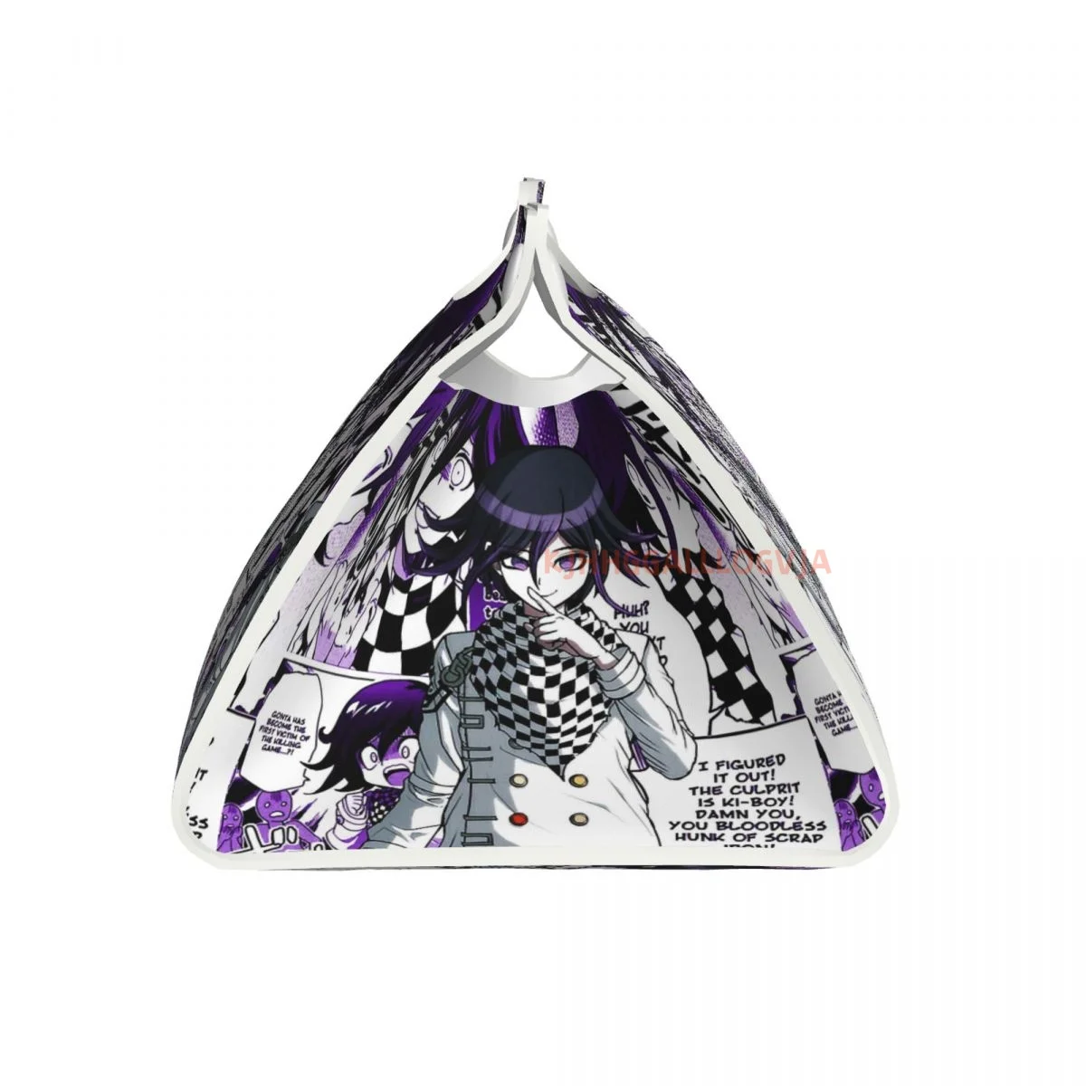 Kokichi Ouma Manga Facial Tissue Box Cover Rectangular 1908 Pink Green PU Leather Tissue Box Holder 3