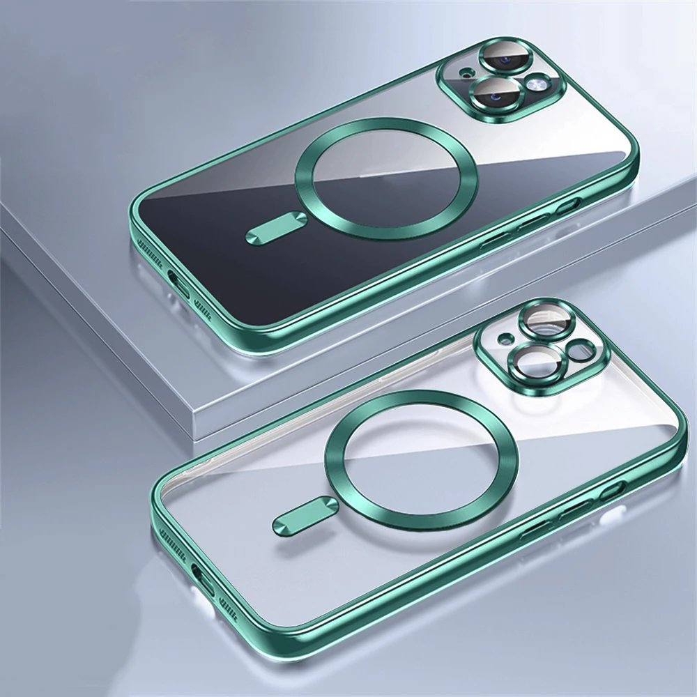 Premium Magnet-Plated Magsafe-Ready Protective Case with Full Camera Coverage