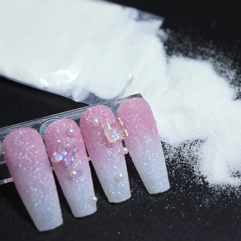 Glitter Polvere Argento 2x50g - Per Unghie, Corpo, Artigianato, Fai Da Te - Foto 7