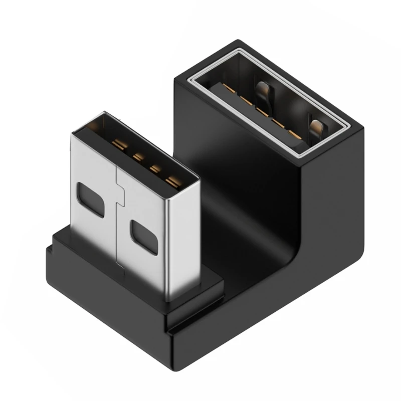 Personalizzato USB Mini B maschio UP angolato a femmina cavo di estensione fornori e