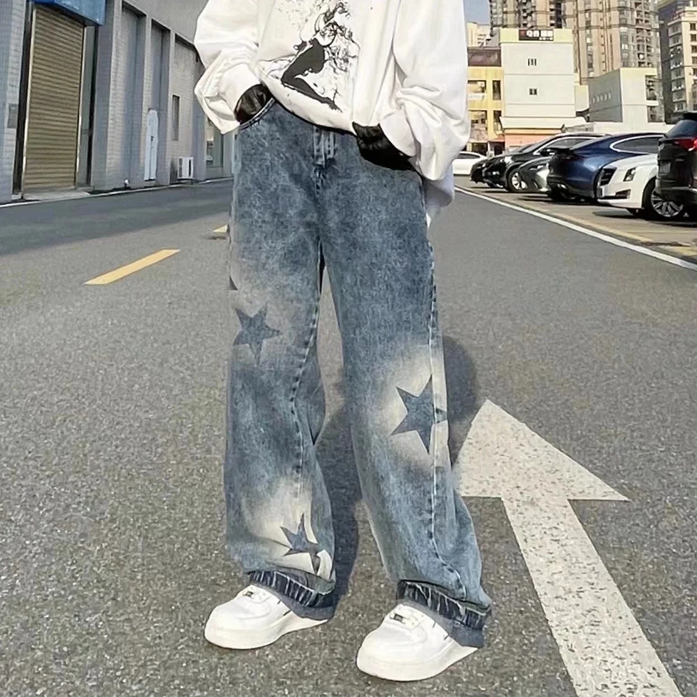 

Harajuku Y2K Baggy Jeans Women Streetwear Retro Fashion Autumn High Waist Pants Loose Wide Leg Denim-Trousers Female
