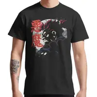 Street Fighter 2 II E Pixel art video game T-Shirts Men Vintage Pure Cotton printed Tee Shirt T Shirts Summer Clothes - Akuma, S