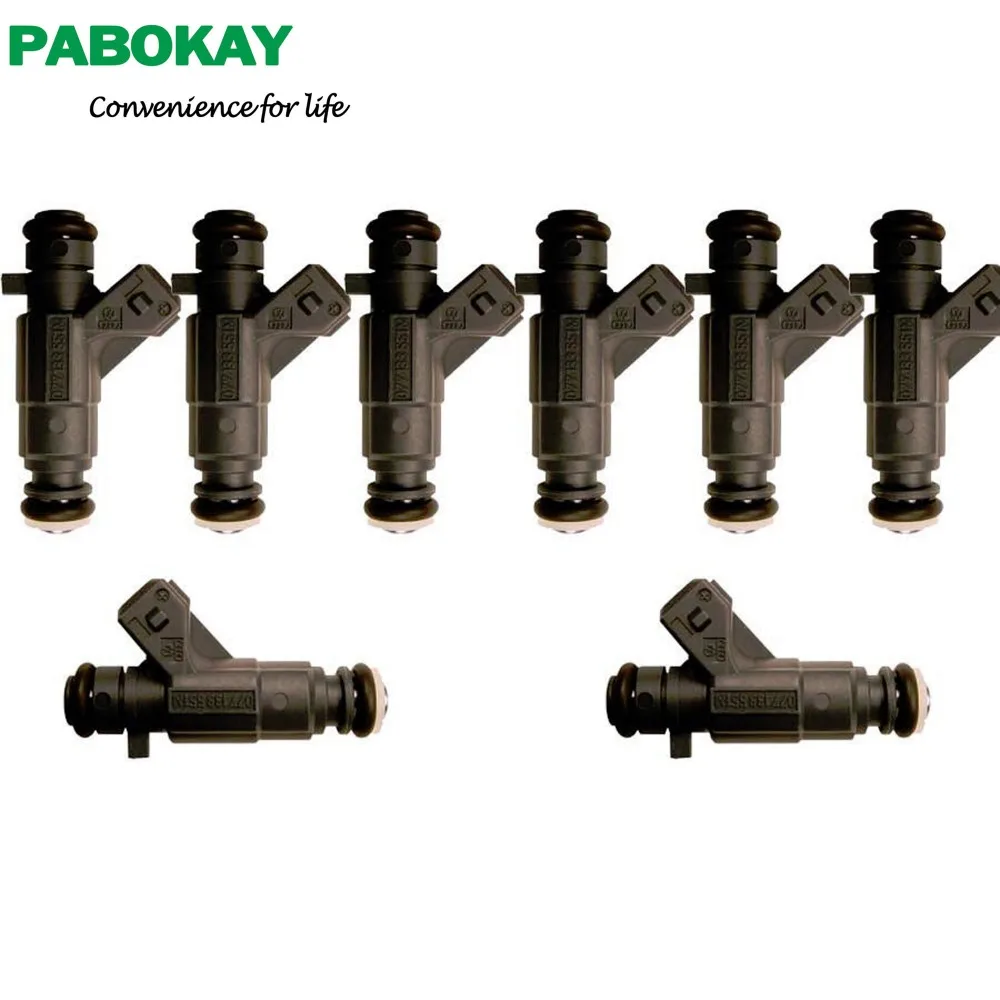 

8 pieces x For Flow Matched Fuel Injector Set for Audi 4.2 0280155921
