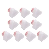  10 Pcs Shoe Polish Brush Head Shiner Ceramic Clay Car Sponges for Washing Suite 1