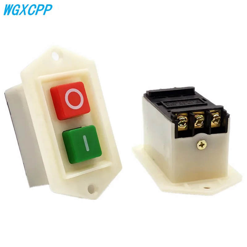 1 Pz, Pulsante On/Off, Scatola Di Controllo Interruttore, 3P, Avviamento Di Controllo Alimentazione Trifase, 5/10A 250/380Vac, Apparecchiature Elettri