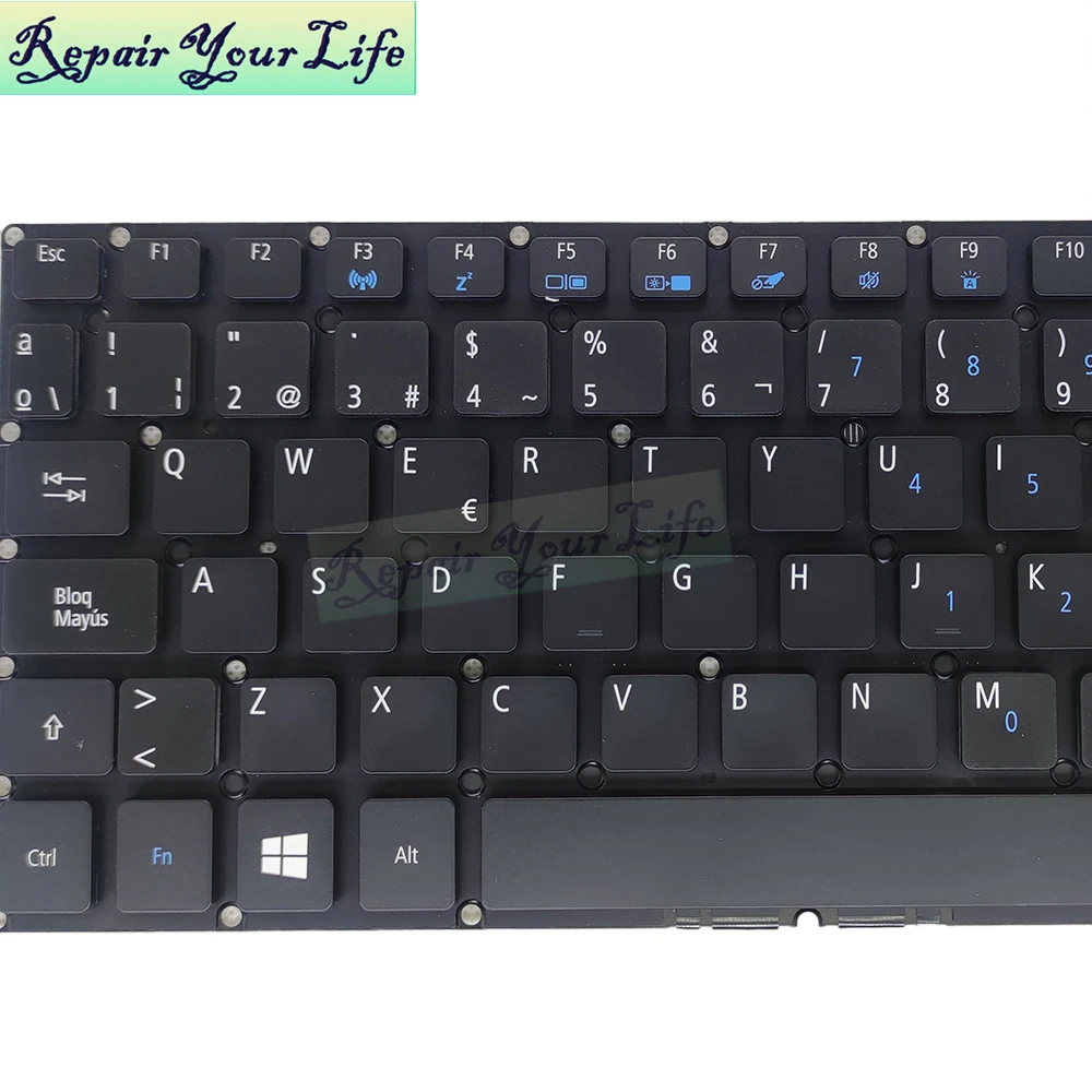 Backlit Teclado Espanhol para Acer Aspire E14 E5473 E5-474 E5-475 E5-422 E5-432 E5-452 E5-491 Lv4p-a51bwl Espanha Teclados do Portátil - Imagem 5