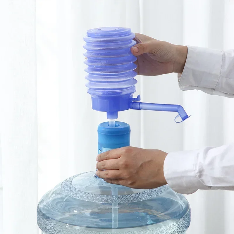 Water pump water dispenser water bottle pump beverage dispenser water dispenser pump New Clean and Sanitary Portable Bottled Drinking Water Hand Press Removable Tube Innovative Vacuum Action Manual Pump Dispenser