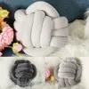 Knotted Ball Throw Pillow Ultra Soft The bed Decorative Hand-woven Round Lamb Plush Pillow Kids Sofa Living Room 3