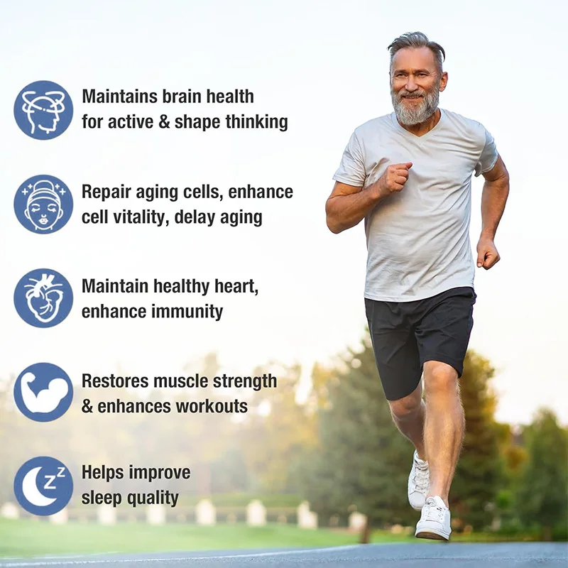 NAD+ and Resveratrol Supplement Healthy Aging-Strength Capsules Help Support Cell Regeneration Natural Energy Focus and Memory anti aging cell booster nad supplement