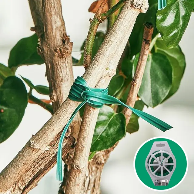Kertészeti Növény Csavarkötés Vonal Műanyag Orsók Huzal Orsó Tekercs Vágó Mászó Szőlő Ligatuder Multifuncional Erős Húrok - Image 5
