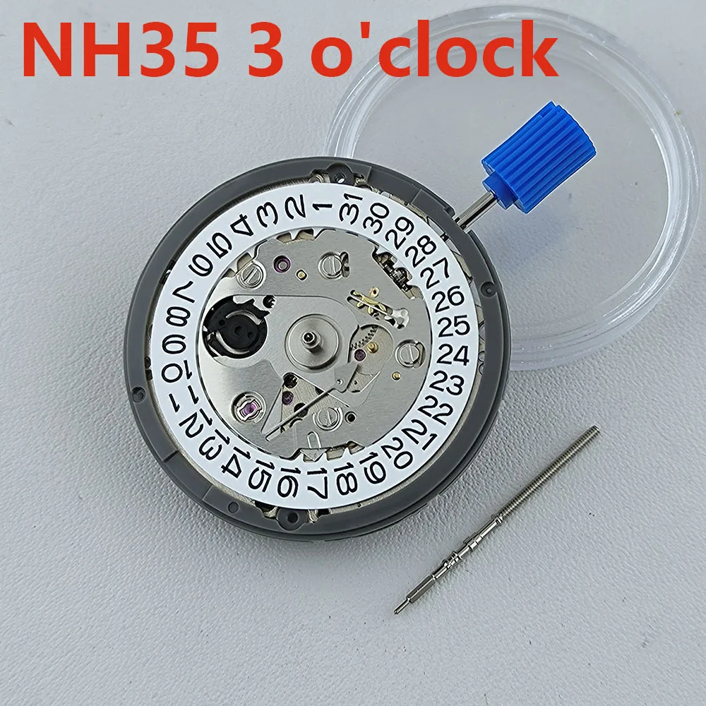 

NH35 movement automatic mechanical movement with 3 o'clock date window men's watch movement watch accessories