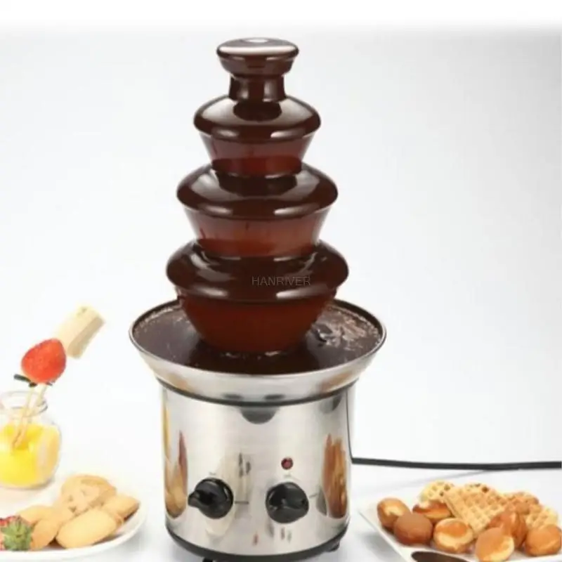 Chocolate Waterfall Machine para crianças, fonte, fondue, evento, casamento, aniversário, festa festiva, Natal