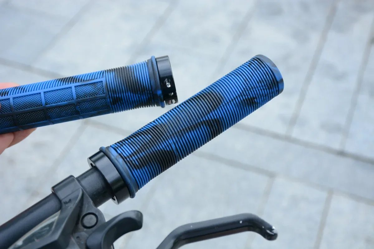 Fahrradlenker-Griffschloss am Mountainbike-Griff, weicher Fahrradgriff, wasserdicht, staubdicht, MTB-Manschetten, rutschfeste MTB-Griffe – Detail 10