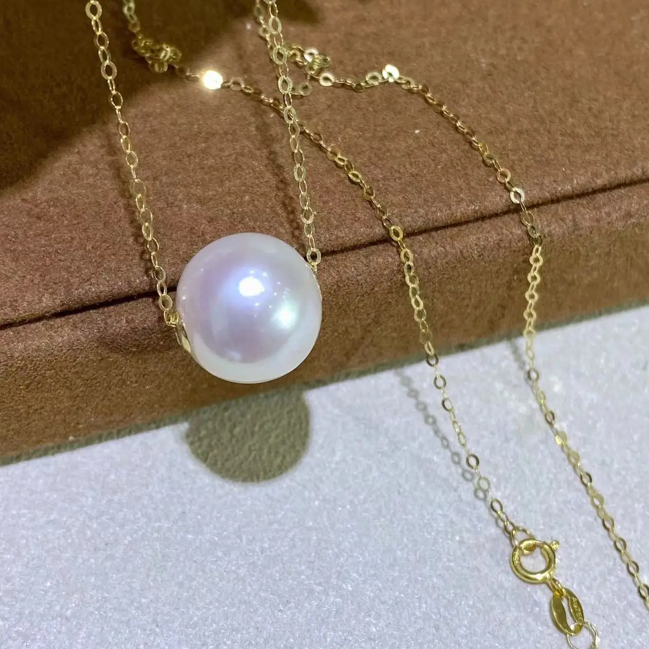 Fashion 12mm South Sea White Shell Pearl Round Beads Dangle - Foto 2