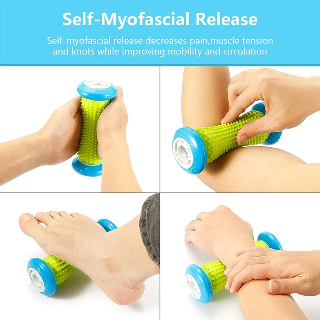 Foot Massage Roller Spiky Balls Fascia Ball For Hand Leg Back Pain Therapy Deep Tissue Trigger Point Recovery Muscle Relaxation 3