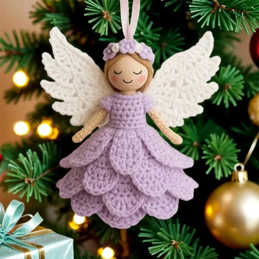 DIY Crochet Angel Ornament Kit 3