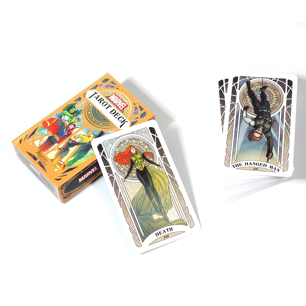 Marvel Tarot Look into the future with this lavishly illustrated tarot deck newly commissioned artwork of the Marvel Comics cano 2