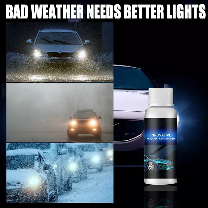 Car Headlight Repair Coating Solution Kit