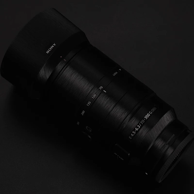 Adesivo Corpo Obiettivo Fotocamera Per Sony E 70-350Mm F4.5-6.3 G Oss ( Sel70350G ) E70-350 Coat Wrap Pellicola Protettiva Decalcomania In Vinile Pell
