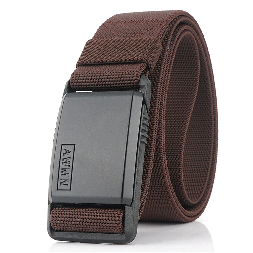 belts designer 2020 Fashion Nylon Belt Metal Magnetic Buckle Adjustable Belts For Men Military Combat Elastic Belts High Quality Wear-resistant work belts for men Belts