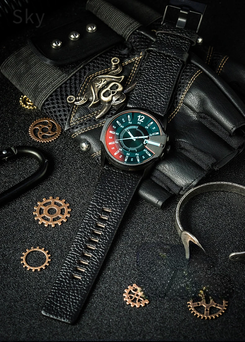 ●超特価・超美品・DIESEL DZ-7267クロノグラフ QZ・レザーベルト 楽天市場】クロノグラフ ディーゼル（腕時計）の通販
