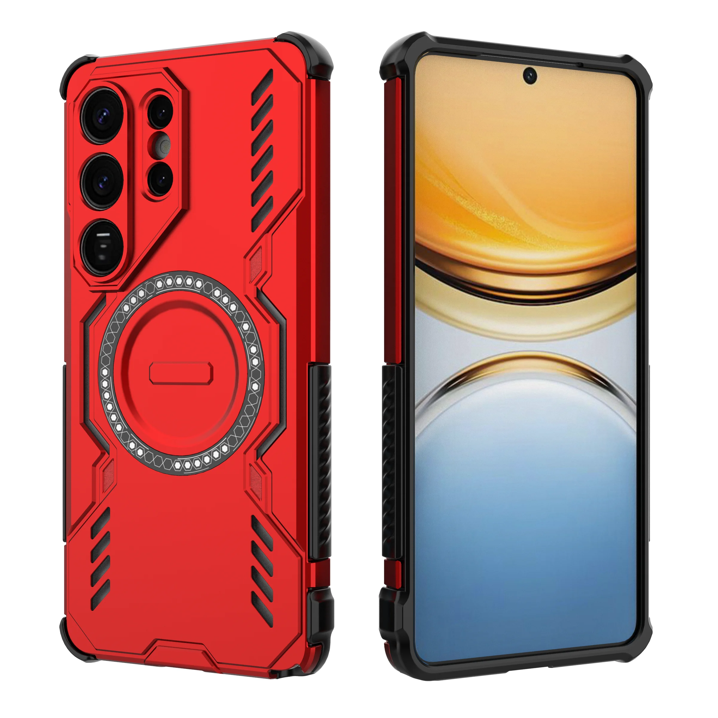 Magnetic Armor Case with Mag-safe and Heat Dissipation Shell