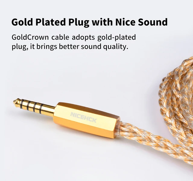 Nicehck Goldcrown 4.4mm 2pin