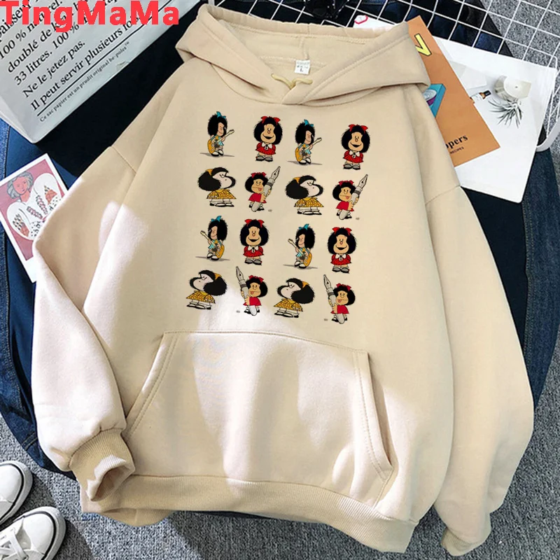 mafalda hoodies masculino impresso hip hop camisolas masculinas pulôver impresso hip hop