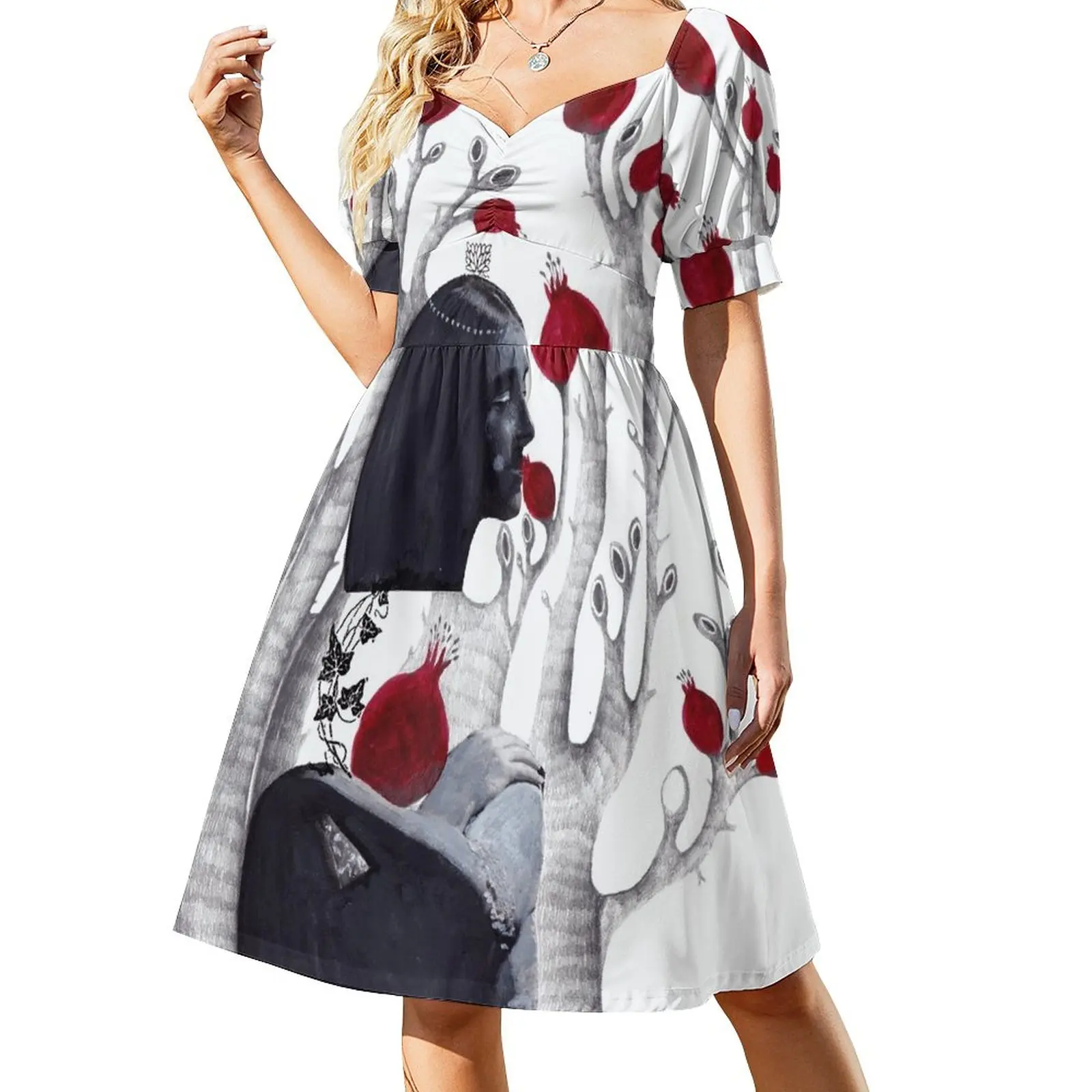 

yalda night by Mahshid Raghemi Sleeveless Dress women clothes womans clothing dress summer