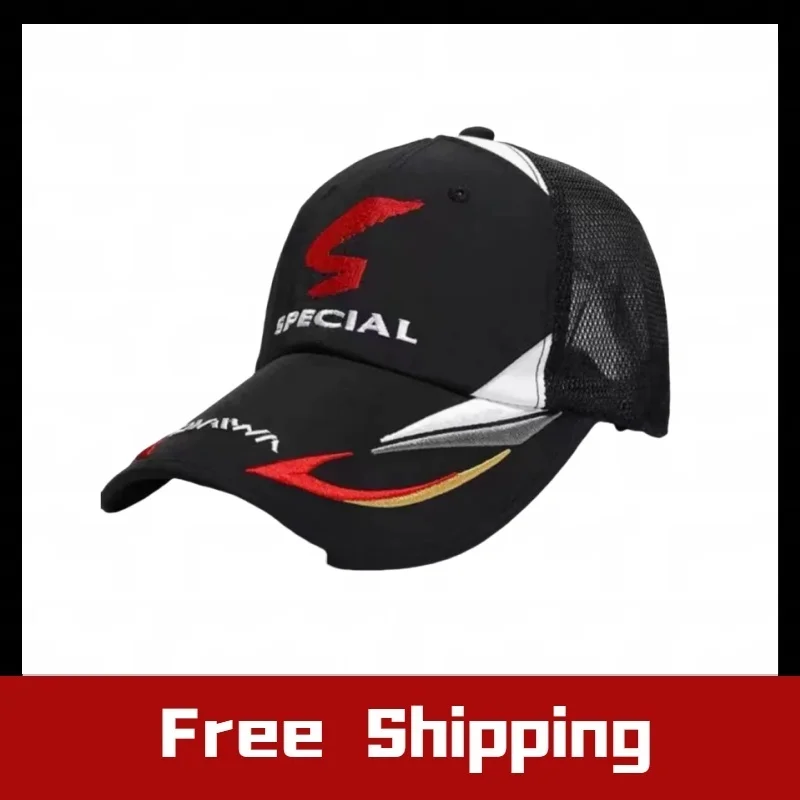 New Fishing Hat for DAIWA Summer Mesh Breathable Sunscreen Bucket Hats Windproof Baseball Cap Men's Outdoor Moisture Wicking Cap