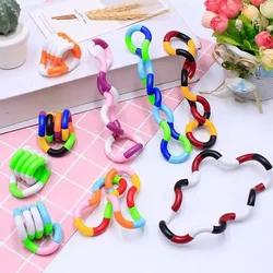 Dynamic Twisting Sensory Fidget Toy for Anxiety Relief and Fine Motor Skill Development (5Pcs Random color)