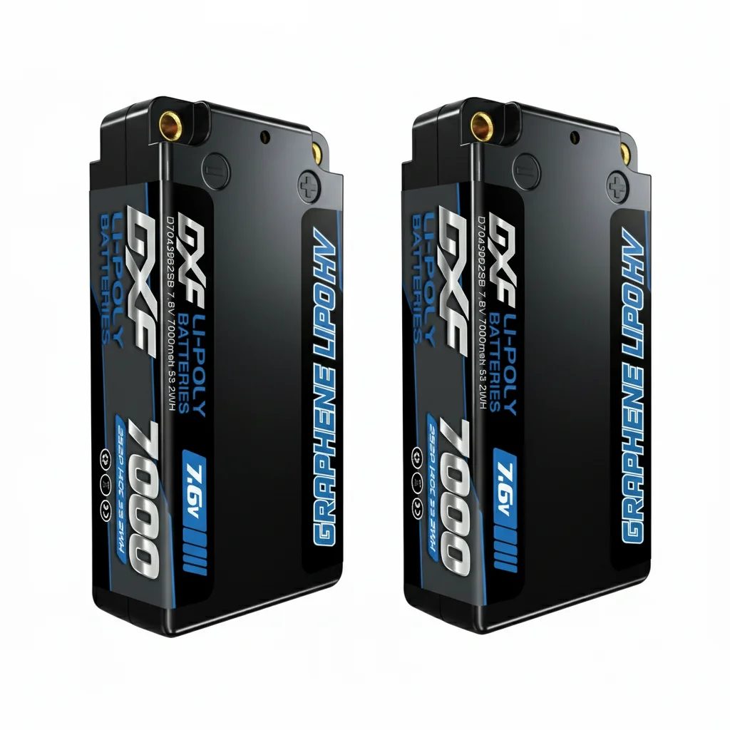 Lot 6PCS Batterie LiPo 2S 7.4V 140C 5mm pour RC Voiture Drone