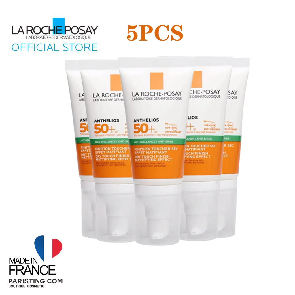 5pcs La Rocheposay Sunscreen Spf50+ Oil Control Light And Non Greasy