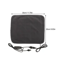 Pet Heating Pad Electric Blanket Cat Pads for Warmer Sleeping Mats Polyester Heated Dog Bed Warming Cushion 2
