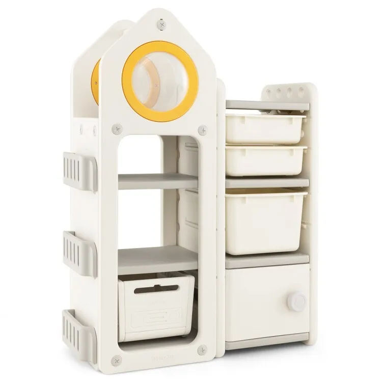 Multipurpose Kids Toy Chest & Bookshelf 4