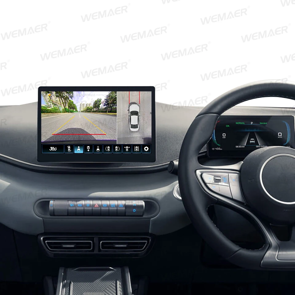 웨마어 1080P OEM 360도 카메라 시스템 (BYD 아토 1 차량용) 버드뷰 파노라마 뷰 3D 전후측 서라운드 주차 후방 카메라