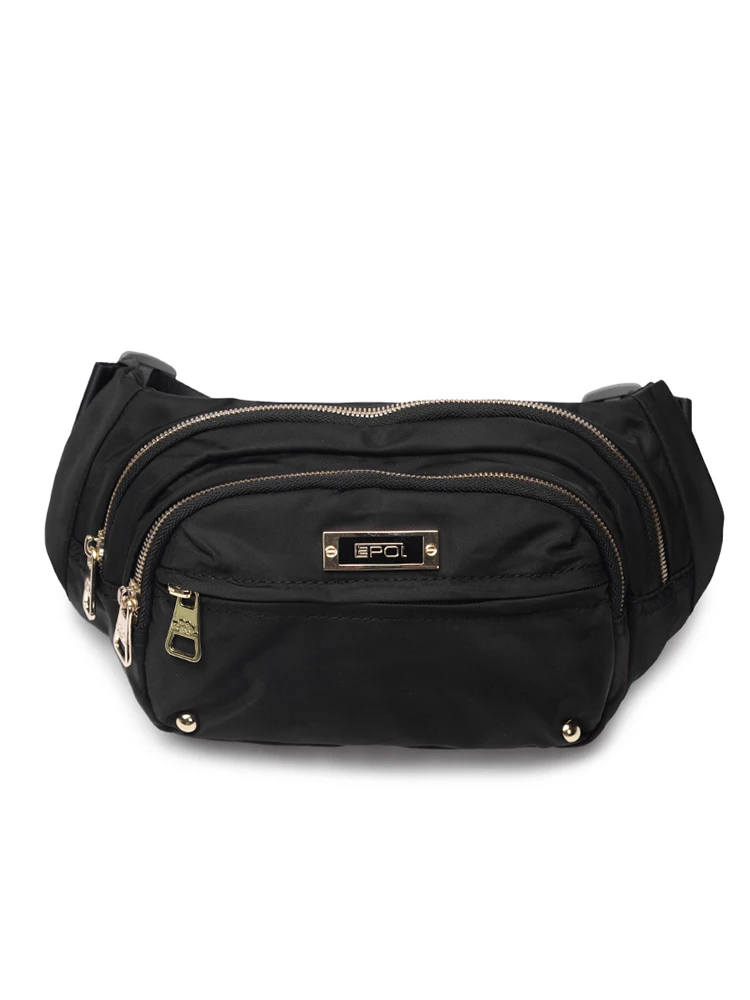 EPOL Waist Pack for Women 2024 New Fashion Sports Small Ladies Nylon Waterproof Canvas Chest Bags Oxford Zipper bum Bags 6006-03 5