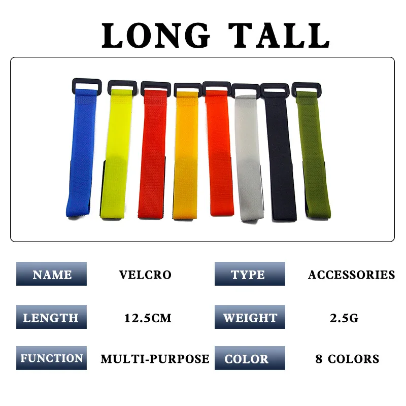 Description Picture 6 of item5PCS Fishing Rod Tie Holders Straps Belts Suspenders Fastener Hook Loop Cable Cord Ties Belt Fishing Tackle Fishing Accessories