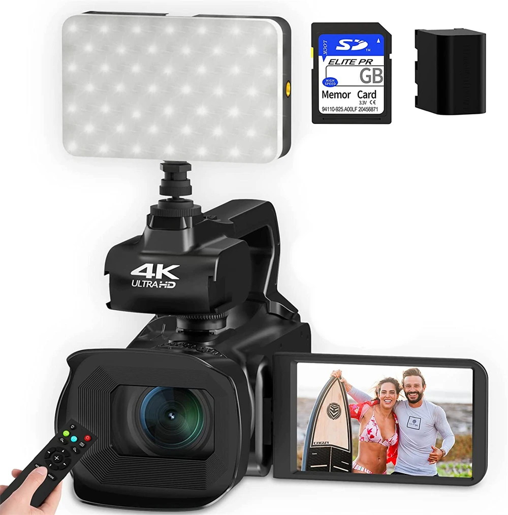 60FPS 4K Camcorder Youtube Video Camera For Live Streaming 4.0" Touch Screen 64MP Digital 18X Vlog Camera _ - AliExpress Mobile