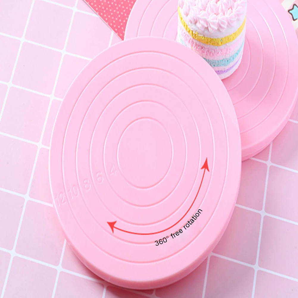Rotating Cake Turntable Aluminum Alloy Cupcake Spinner With Non-Slip Rubber  Base Cake Decorating Tools For Cake Dessert For - AliExpress