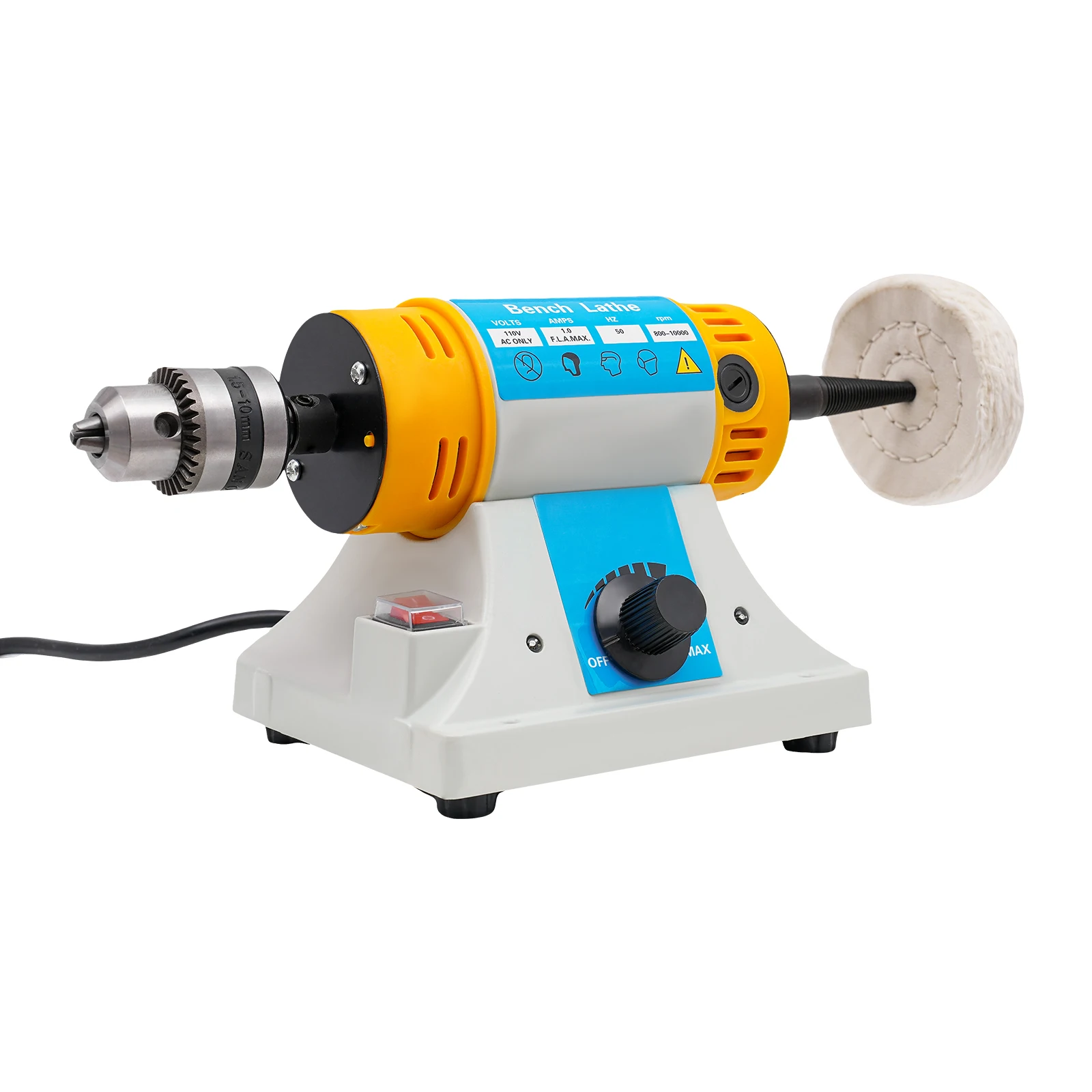 Bench Buffer Polishing Machine with Accessories Multi-Function Polisher Grinder 110V/220V US Standard/EU Standard