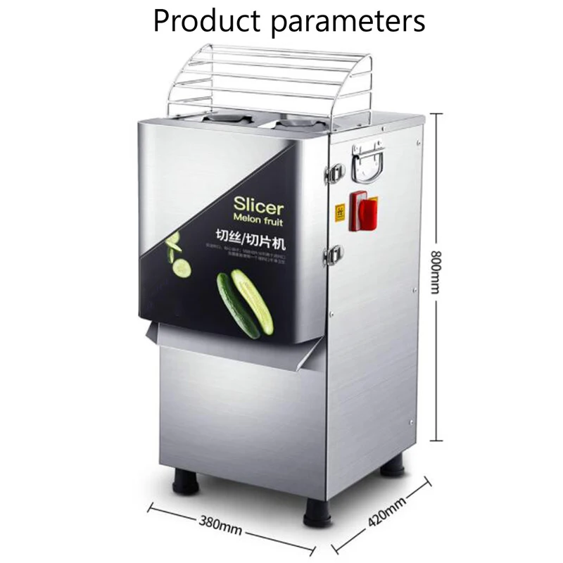 

Electric Multifunctional Vegetable Cutter Home Vegetable Cutter God Commercial Automatic Potato Shredder Shredder Slicer 220V