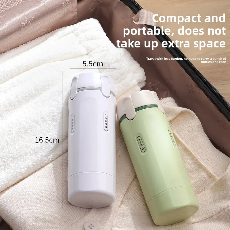 Compact 4-in-1 Refillable Travel Toiletry Bottles