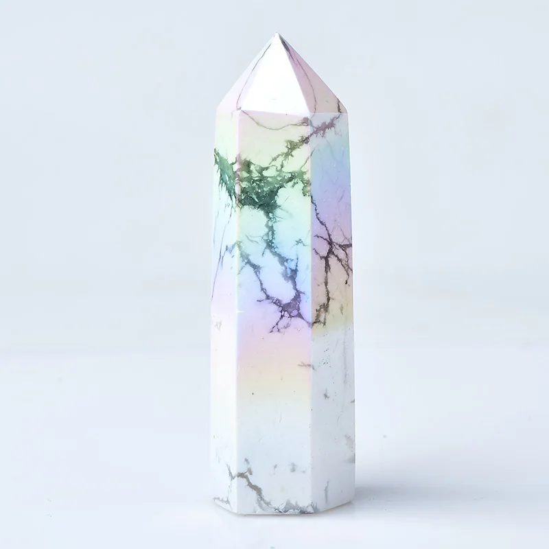 Natural Healing Crystal Point Wand Set – 36 Vibrant Colors of Polished Stone Towers for Energy, Meditation, and Home Décor