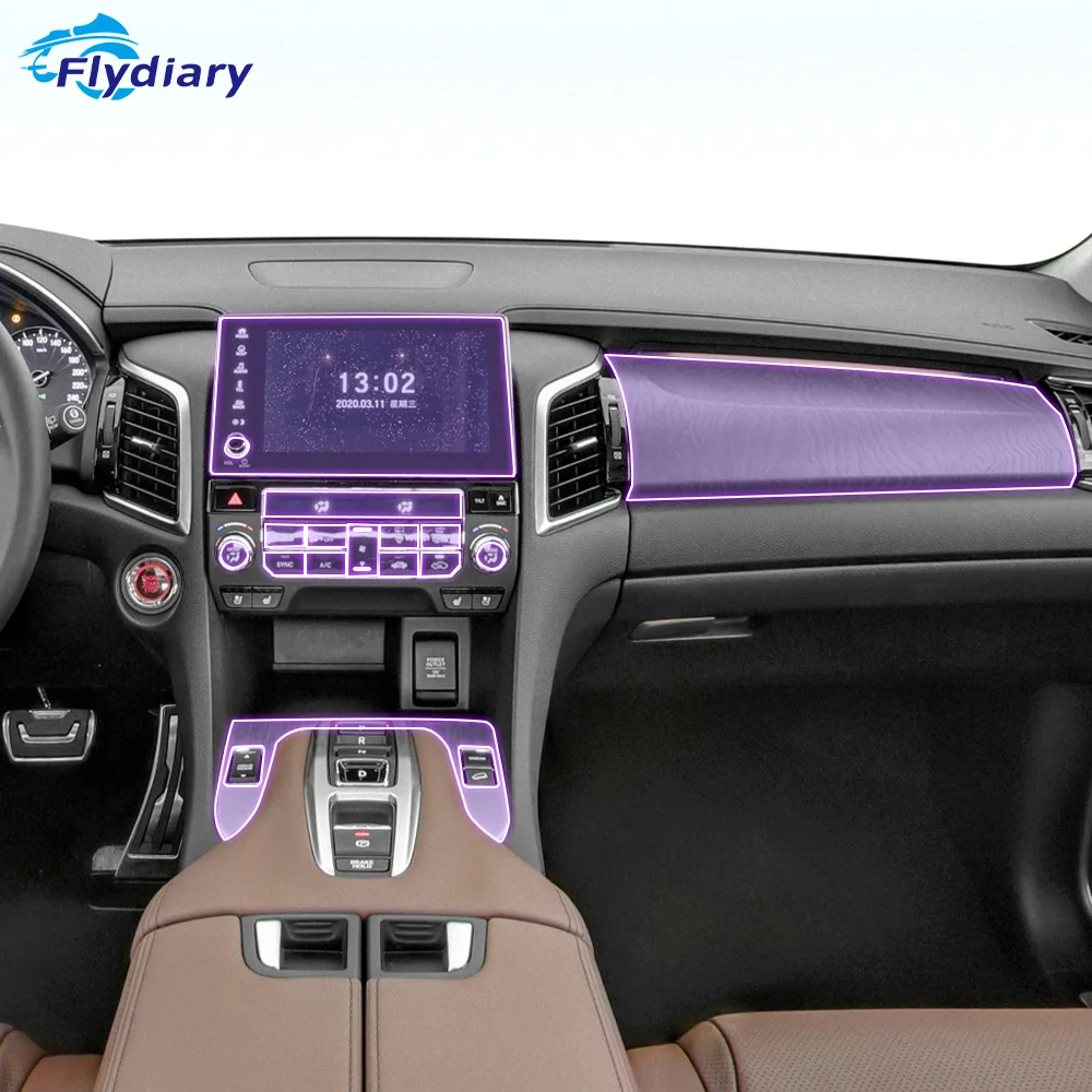 

Прозрачная защитная пленка из ТПУ для салона автомобиля Honda Avancier, наклейка против царапин, пленка для ЖК-экрана PPF