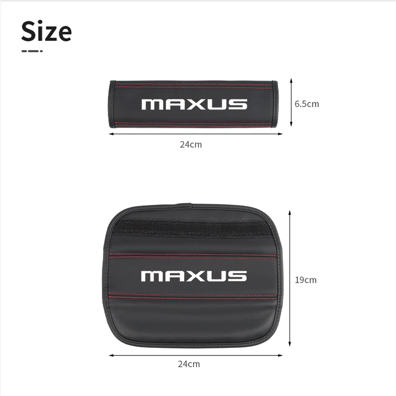 2PCS High Quality Car Seat Belt Protection Shoulder Pad Cover For Maxus T60 D60 D90 D20 T70 T90 G10 G20 G50 G90 V80 Accessories
