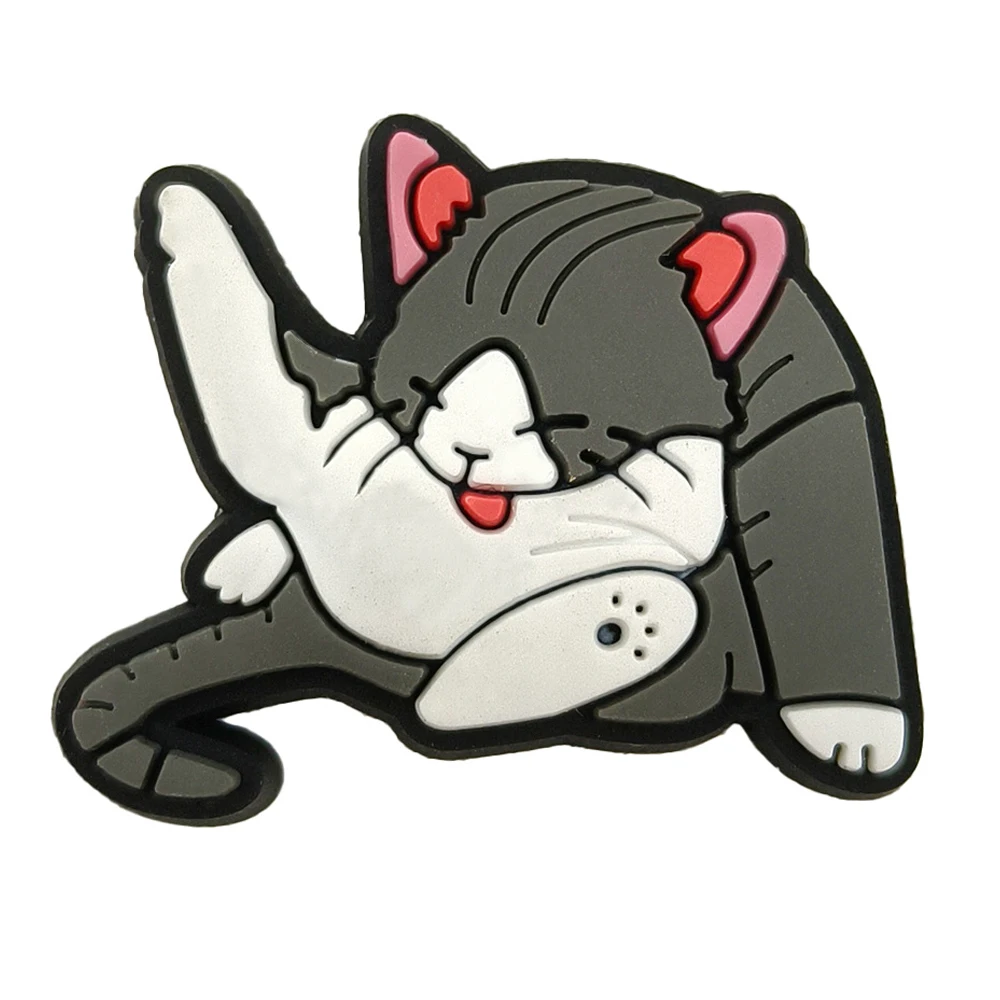 Charming PVC Cat Shoe Accessory